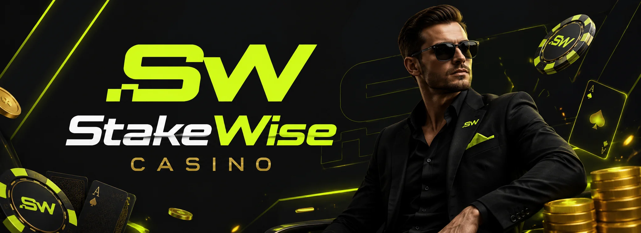 StakeWise Casino welcome offer banner showing 50 wager-free spins on Candy Rush